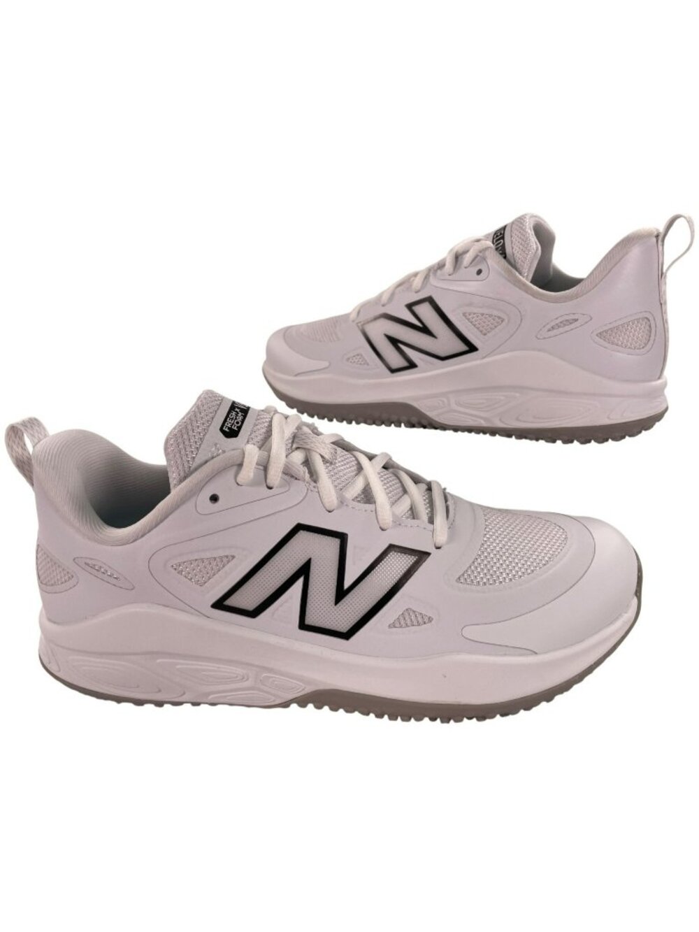 New Balance Fresh Foam Velo V4 Turf-Trainer Shoes White/Black Women's Sz 8.5 NEW